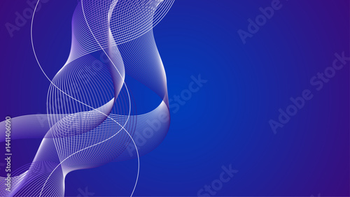 Abstract purple and white wave Digital frequency track equalizer