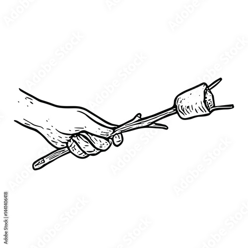 marshmallow hand