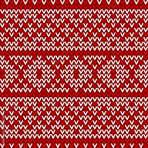 knitted norvegian pattern vector design