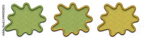 Embroidery shapes for background. Embroidery background.