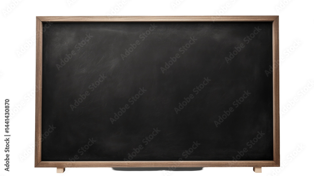 Obraz premium blank blackboard isolated on white