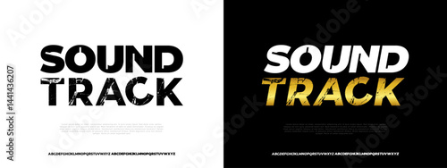 Bold textured display font ideal for music branding, concert posters, advertising layouts, and entertainment promotions