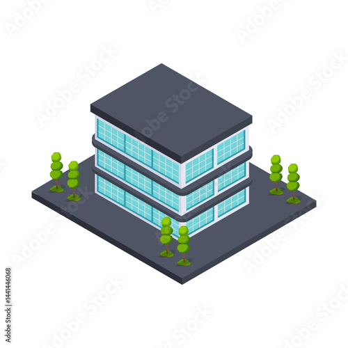 Office Building Isometric