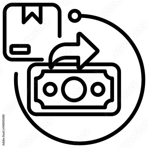 Spending Habits Outline Icon