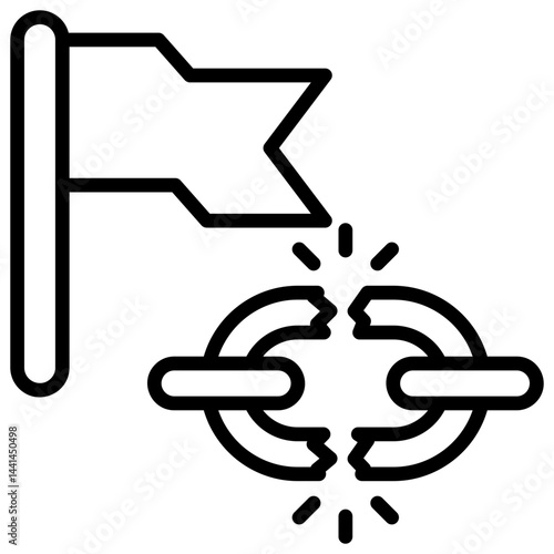 Independent Outline Icon