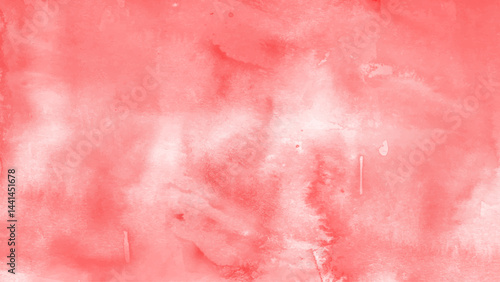 Warm red watercolor on clean white background. abstract red water color splatter stroke background.