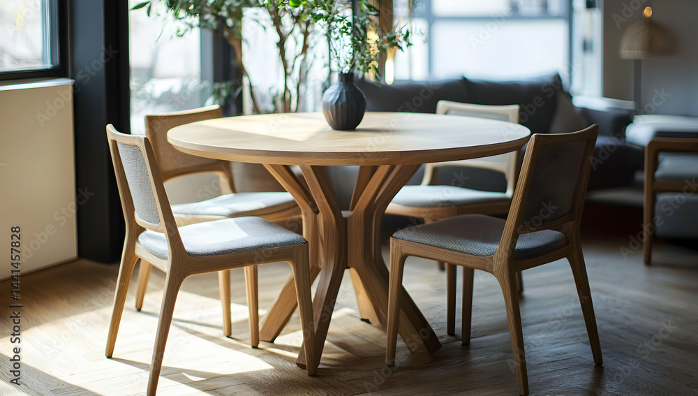 Dining Room Table Decor Enhances a Cozy Home with Natural Light Dining Room Table Decor Enhances a Cozy Home with Natural Light