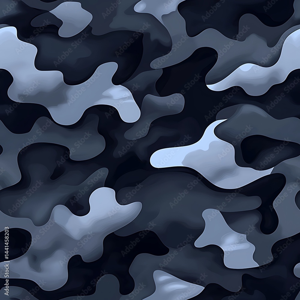 Abstract Camouflage Pattern Design in Shades of Grey Abstract Camouflage Pattern Design in Shades of Grey