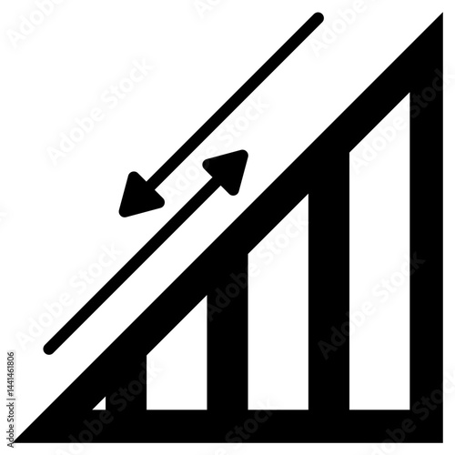 Slope Glyph Icon