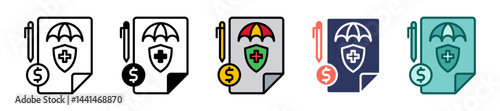 Insurance Policy multiple icon
