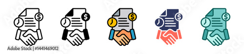 Employment Contract multiple icon