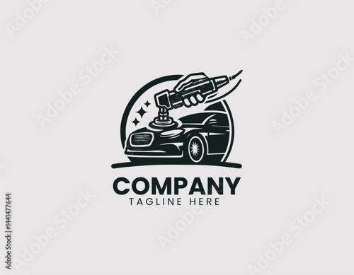 Majestic Winged Lion Head Silhouette Vector Logo Design