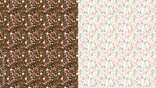 seamless knitted pattern