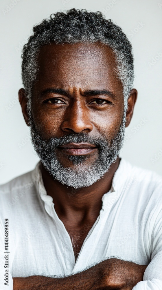 Obraz premium Portrait of a Confident Mature Man