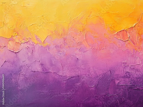 Obraz na płótnie Abstract painting of vibrant colors blending seamlessly on textured canvas creating a warm and inviting atmosphere with a gradient effect and artistic brushstrokes w salonie