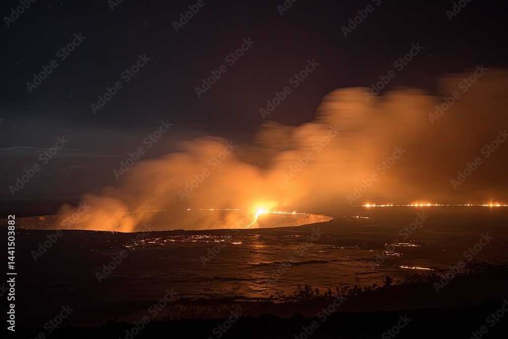 Volcanic Night Sky Volcanic Night Sky