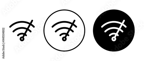 Wifi speed icon vector simple design
