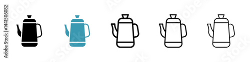 Percolator icon vector simple design