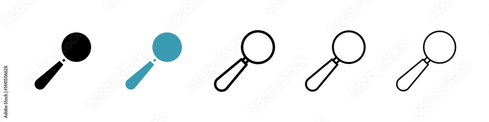 Loupe icon vector simple design Loupe icon vector simple design