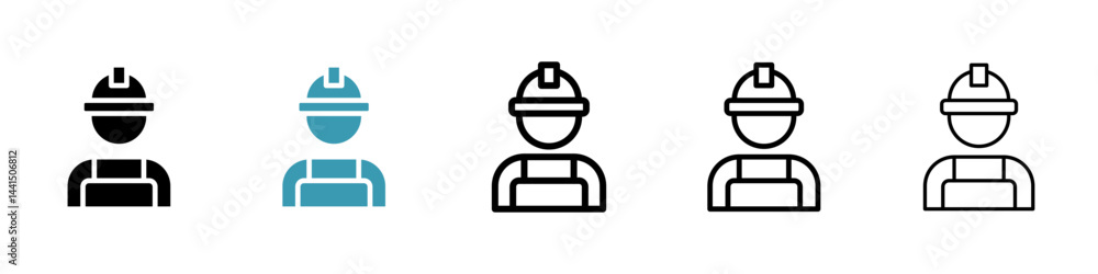 Labour icon vector simple design Labour icon vector simple design