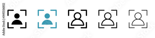 KYC icon vector simple design