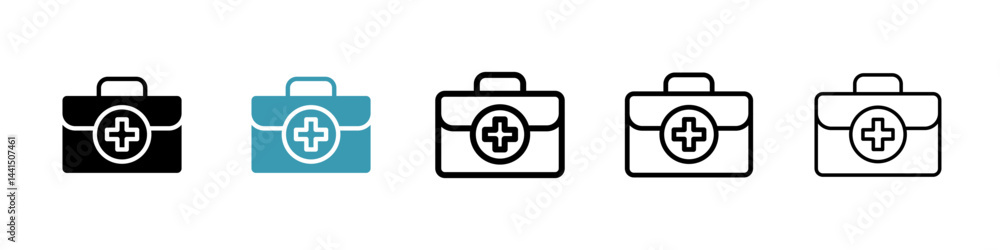 First aid box icon vector simple design First aid box icon vector simple design