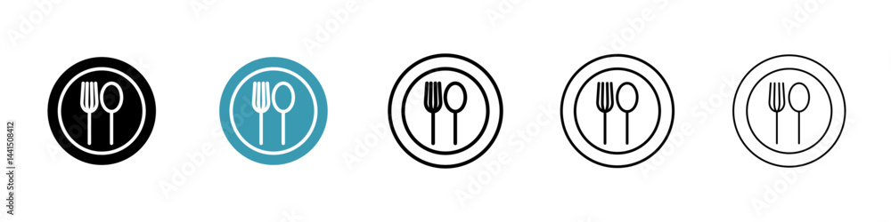 Canteen icon vector simple design Canteen icon vector simple design