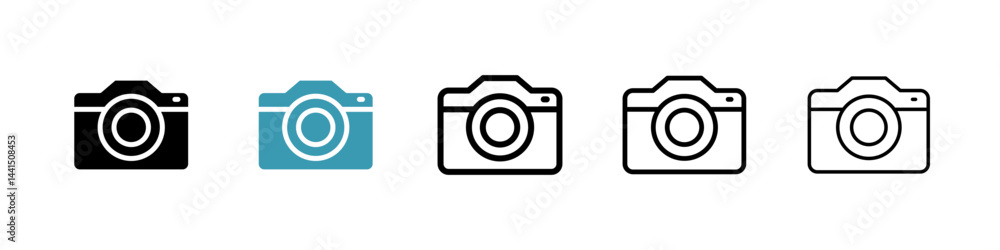 Camera icon vector simple design Camera icon vector simple design