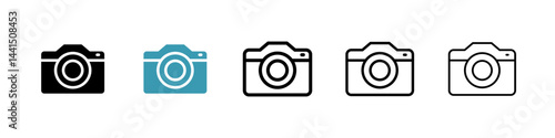 Camera icon vector simple design