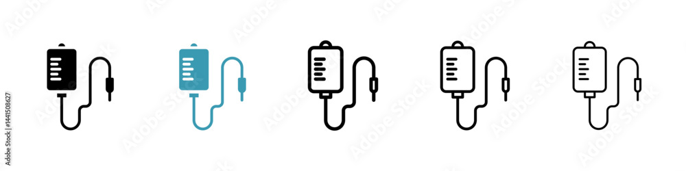 Blood bag icon vector simple design Blood bag icon vector simple design