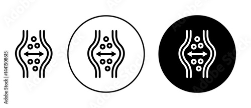 Blood clot pressure icon vector simple design