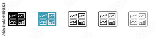 Admin panel icon vector simple design