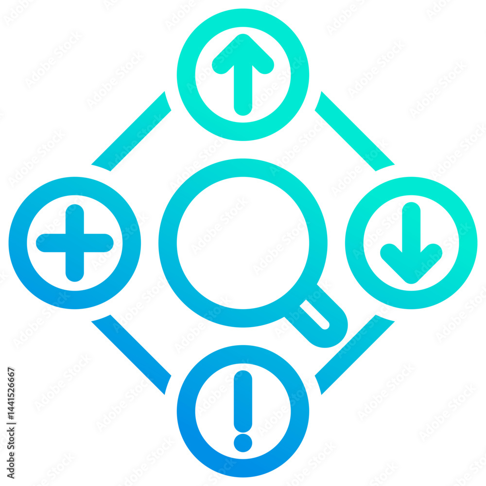 Swot Analysis Icon Swot Analysis Icon