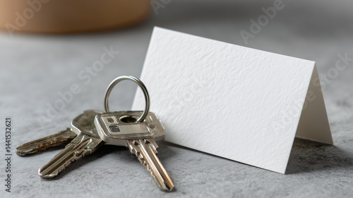 New Home Keys and Blank Car...