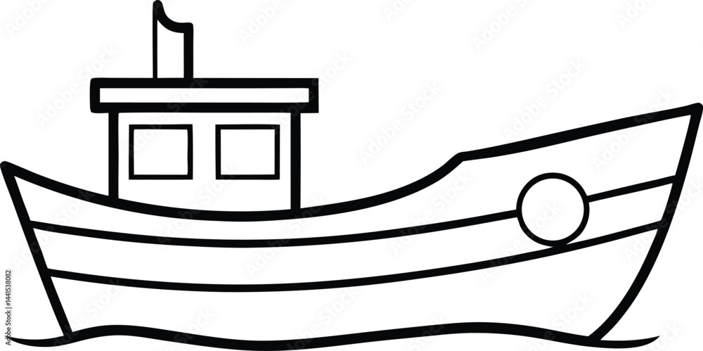 fishing boat silhouette vector fishing boat silhouette vector
