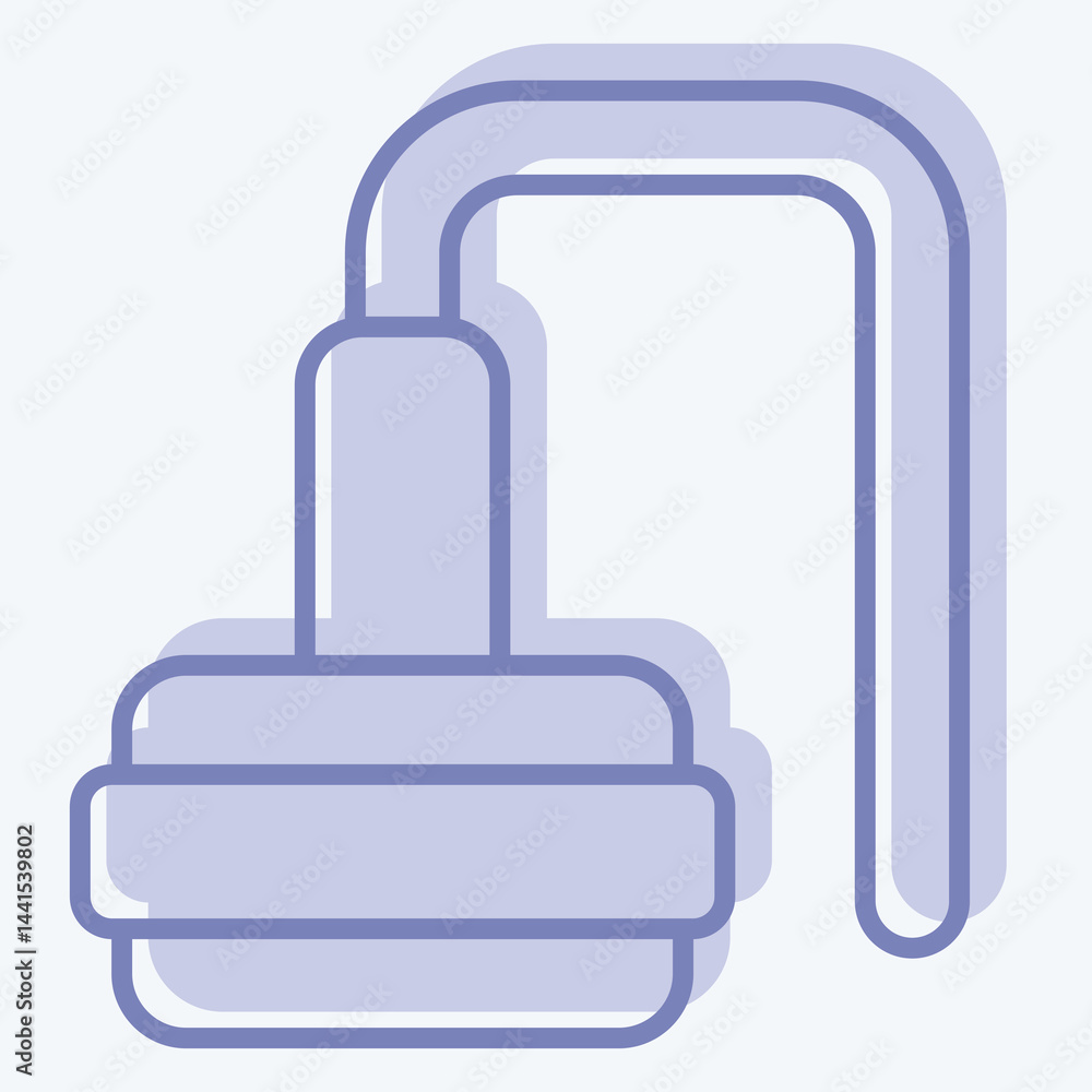 Obraz premium Icon PF Lifting. related to Cosmetology symbol. two tone style. design editable