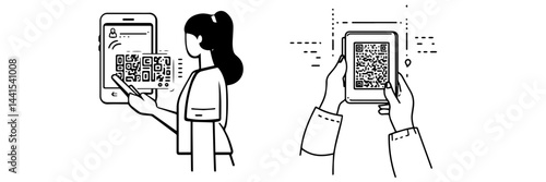 silhouette, black and white, smartphone, mobile phone, hand holding phone, person with smartphone, man silhouette, woman silhouette, mobile device, digital device, minimalistic, monochrome, communicat