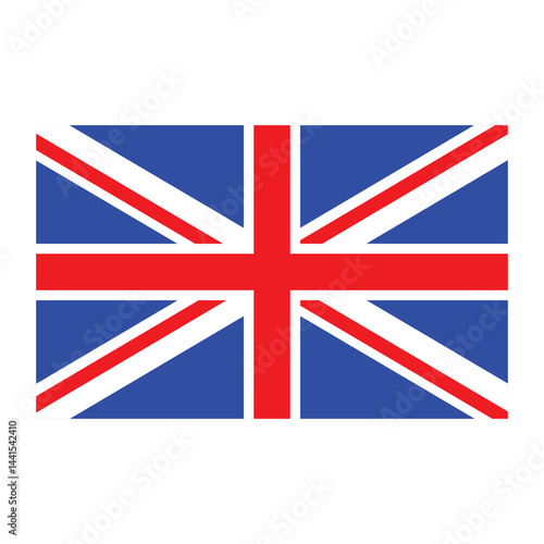 coronation day. british flag illustration