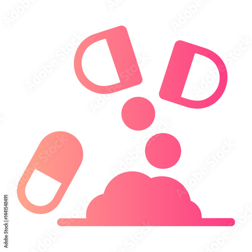 drugs gradient icon