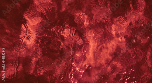 Obraz na płótnie red water texture background w salonie