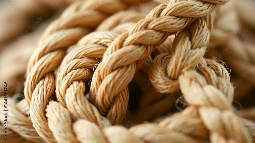 a close up of a knot of rope a close up of a knot of rope
