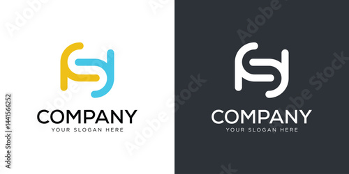 letter s logo vector concept