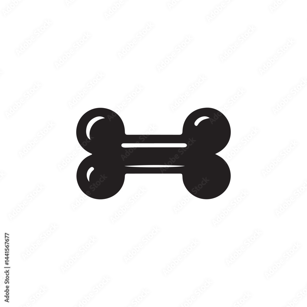 Dog Bone Icon for Pet Food Design Dog Bone Icon for Pet Food Design