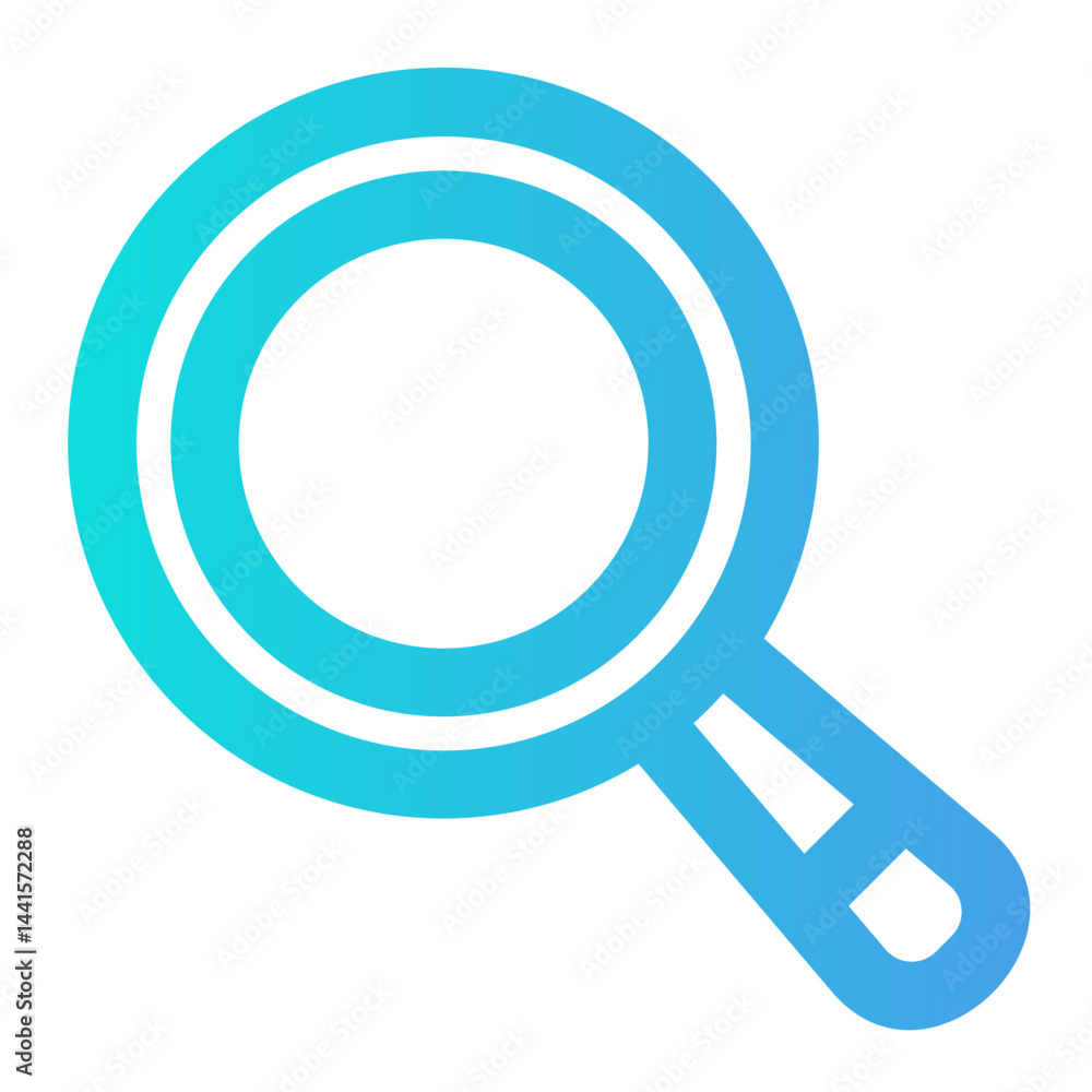 A magnifying glass icon useful for search and analysis in various applications. A magnifying glass icon useful for search and analysis in various applications.