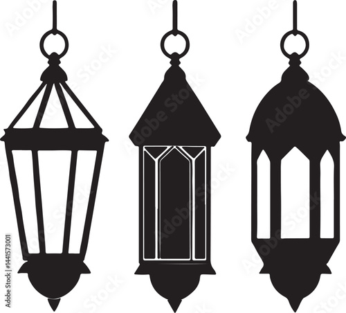 set of lamps
