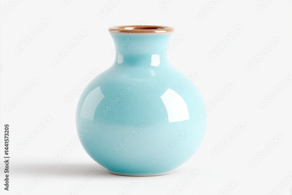 single elegant vase with minimalistic design isolated on white background single elegant vase with minimalistic design isolated on white background