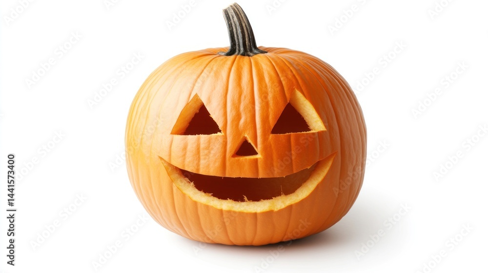 Carved pumpkin face, Halloween decoration Carved pumpkin face, Halloween decoration