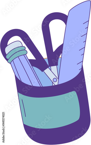 School Supplies Illustration