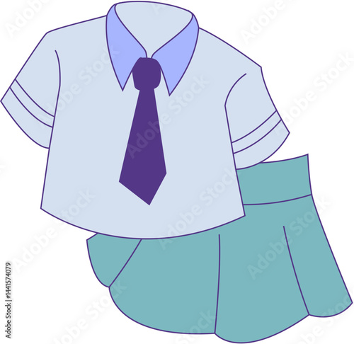 School Uniform Illustration