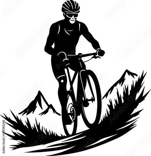 Mountain Bike Adventure Vector
